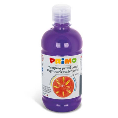 Tempera brillante in bottiglia in pet Primo Primi Passi 500 ml