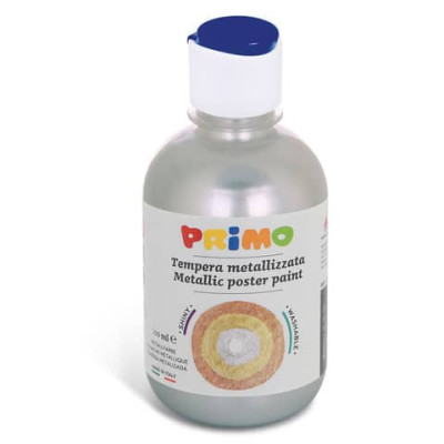 Tempera pronta metallizzata Primo con tappo misuratore 300 ml