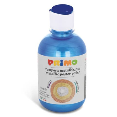 Tempera pronta metallizzata Primo con tappo misuratore 300 ml