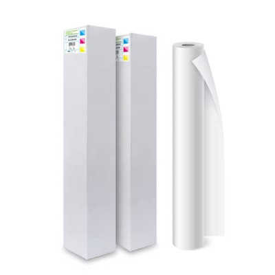 Rotoli plotter in carta di pura cellulosa opaca Cristal 90 g/m² - singolo rotolo