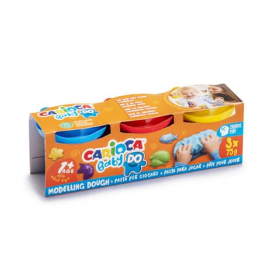 Pasta modellabile colorata Carioca Baby Do 75 g