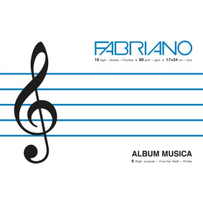 Album musica Fabriano 16 ff - 80 g