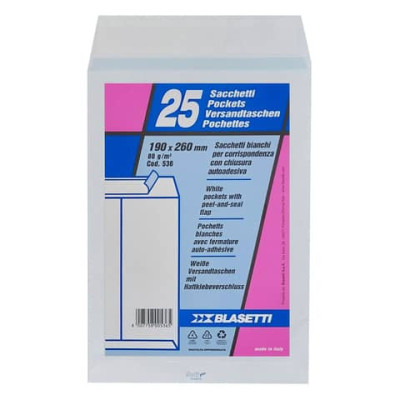 Buste Blasetti Self bianco - 80 g/m2