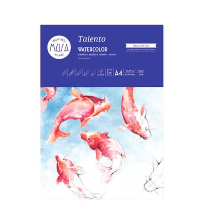 Blocco per acquerello CWR TALENTO 10 fogli 300 g