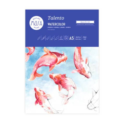 Blocco per acquerello CWR TALENTO 10 fogli 300 g