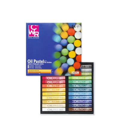 Pastelli ad olio tondi in colori assortiti