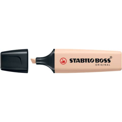 Evidenziatori Stabilo Boss Nature Colors - conf. 10 pz - colore sabbia 70/186