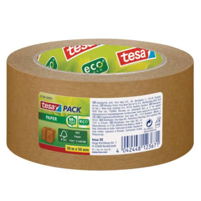 Nastro da imballo tesa tesapack® Carta ecoLogo® 50 mm x 50 m marrone 59408-00000-01