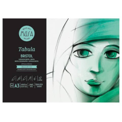 Blocco collato Belle Arti MUSA Tabula Bristol - 240 g - 20 fogli
