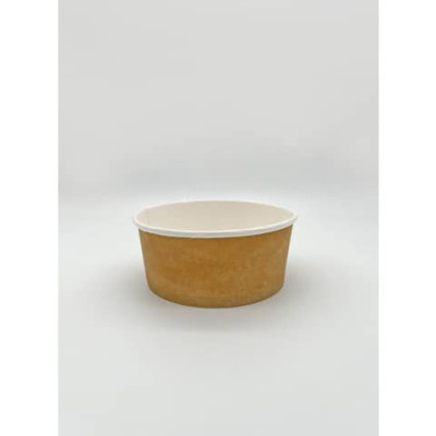 Contenitore per poké Le Nappage in cartoncino kraft plastic free avana conf. 50 pz 500 ml - KB200308