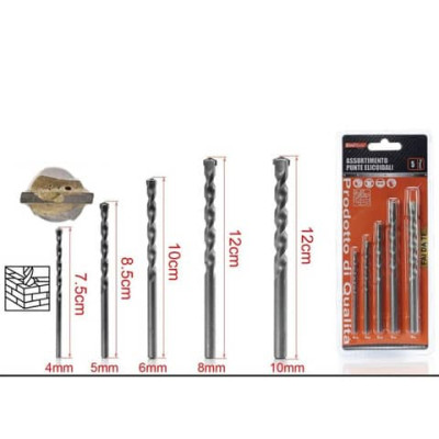 Kit punte per trapano Emi - conf. 5 pezzi