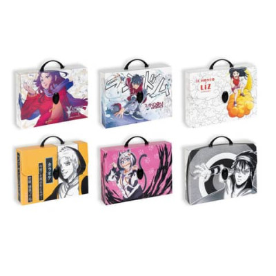 Valigetta in PPL Favorit con stampa Manga - soggetti assortiti
