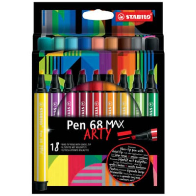 Pennarello Stabilo Pen 68 Max punta scalpello