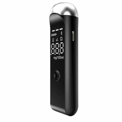 Etilometro professionale ricaricabile con ingresso Type-C 10,3x2,8x1,6 cm Etilometro