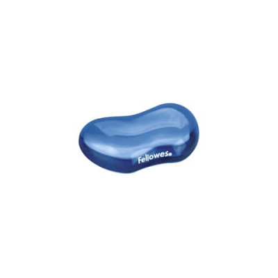 Supporto FELLOWES poggiapolsi Flex Crystal™ Gel 2,54x12,38x8,73 cm blu 91177-72