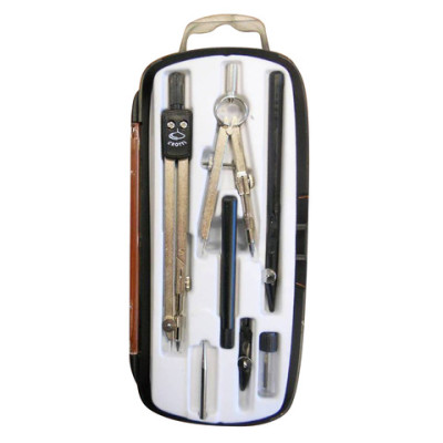 Compasso scolastico Eredi Crotti con accessori