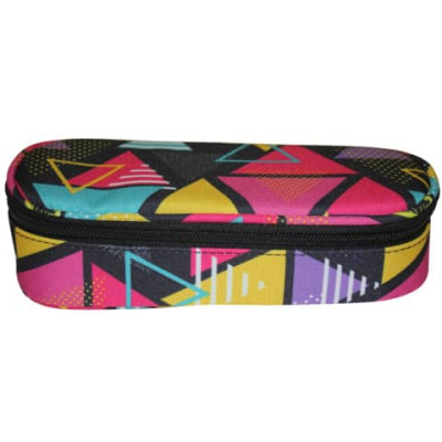 Astuccio ovalino con cerniera piccolo 21x5,5x10,5 cm