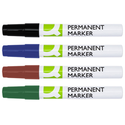 Marcatore permanente con fusto in alluminio e punta conica 4 mm