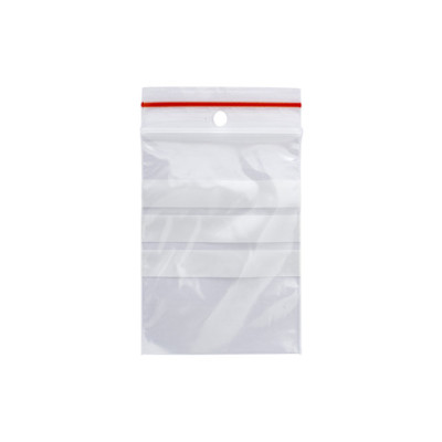 Buste trasp. chiusura grip in LDPE Q-Connect con banda scrivibile - cont. alimentare - conf. 1000 pz