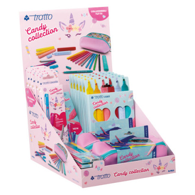 Espositore 19 articoli Tratto Candy Collection colori pastello F814100