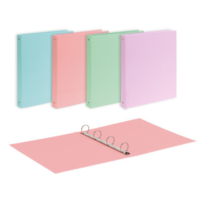 Raccoglitori Favorit 22x30 cm 4 anelli tondi Ø 30 mm - conf. 10 pz - colori assortiti