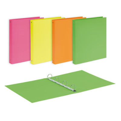 Raccoglitori Favorit 22x30 cm 4 anelli tondi Ø 30 mm - conf. 10 pz - colori assortiti