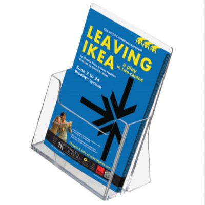 Porta brochure da banco Tecnostyl per uso interno trasparente - A4 verticale - LH001/MT