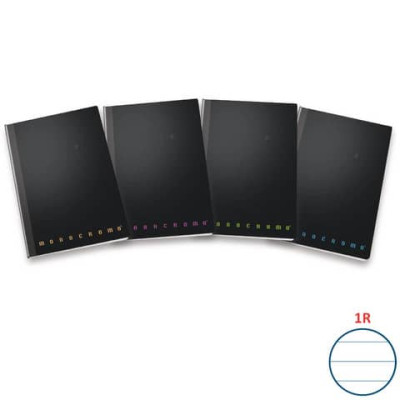 Quaderno a righe Pigna Maxi filo singer 1R 62 ff cover pp monocromo assortiti - 80 gr. A4 - Conf. 5 pezzi 02312181R