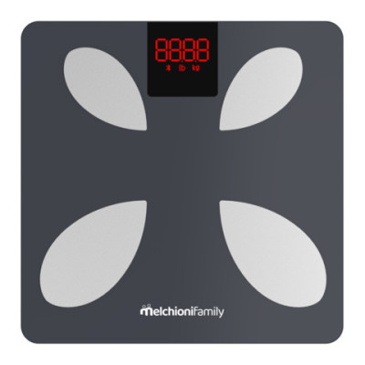 Bilancia pesa persone Smart digitale 0-180 Kg Melchioni Family Piuma con display LCD colorato - 118230012
