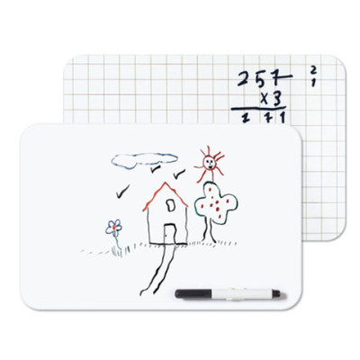 Lavagna Laptop Bi-Office senza cornice bifacciale con griglia 25 mm non magnetica bianca - MB8134397