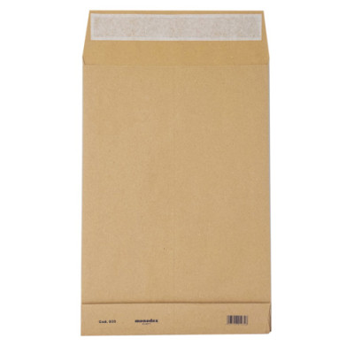 Buste a sacco Monodex Avana in carta kraft 120 g/m² con fondo quadro - conf. 250 pz