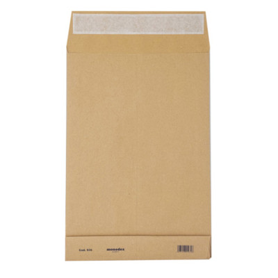 Buste a sacco Monodex Avana in carta kraft 120 g/m² con fondo quadro - conf. 250 pz