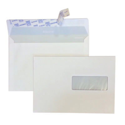 Buste con finestra Super Strip - conf. 500 pz