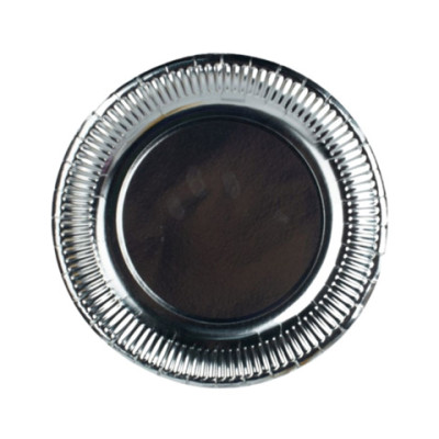 Stoviglie in carta colore argento