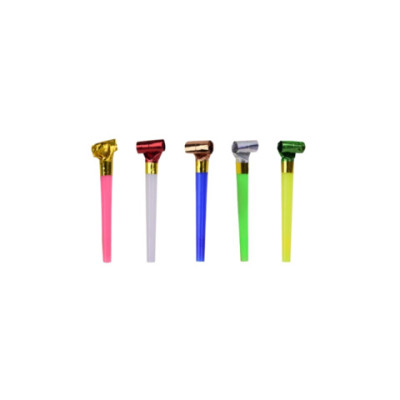 Trombette sonore Party Go colori metallizzati assortiti - conf. 10 pz - GF0059