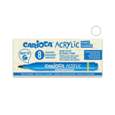 Marcatore acrilico Carioca Punta Maxi