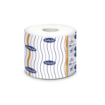 Carta igienica Bulkysoft Excellence fascettata pura cellulosa 120str. bianca conf. 24 pz 3 veli - 66670