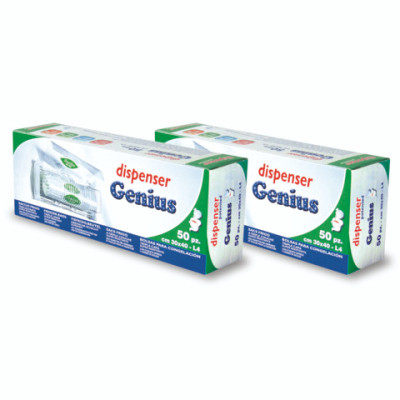 Dispenser di sacchi frigo Genius con clips adesive