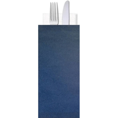 Buste portaposate in carta paglia con tovagilolo 2 veli 25x10,5 cm