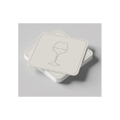 Sottobicchieri in cartoncino vegetale