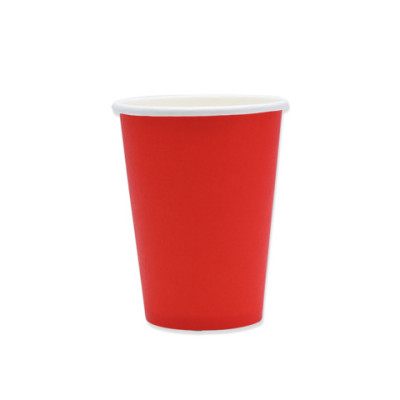 Bicchieri in carta di pura cellulosa rossi
