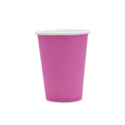 Bicchieri in carta di pura cellulosa fucsia