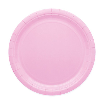 Piatti in carta di pura polpa di cellulosa rosa