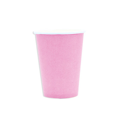 Bicchieri in carta di pura cellulosa rosa