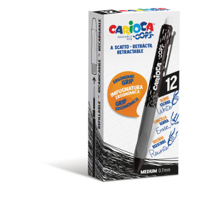 Penne a scatto cancellabili OOPS conf. 12 pezzi