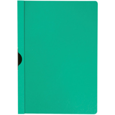 Cartellina con clip Q-Connect PVC 22x30,7 cm verde KF00464