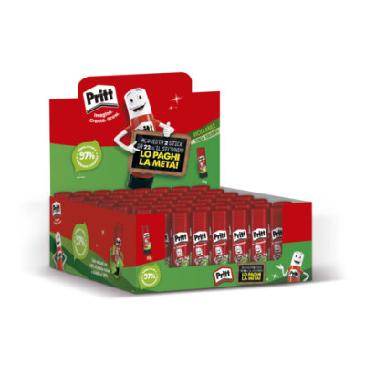 Espositore 60 colle stick Pritt Original 22 g - 3101453