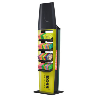 Espositore da terra 540 evidenziatori Stabilo Boss Original colori assortiti IT70/540-1