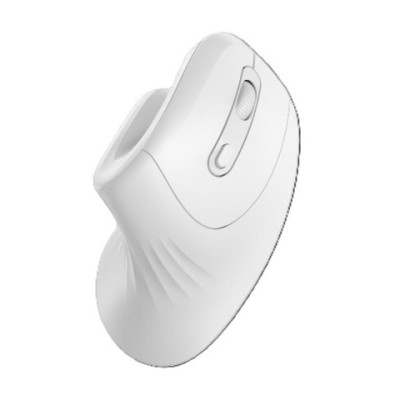 Mouse ottico verticale wireless 2,4 Ghz 6 tasti silent click 3200 DPI