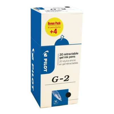Penna gel a scatto Gel G-2 0,7 mm Value Pack